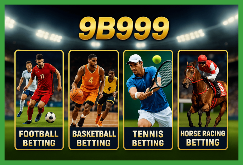 Apostas esportivas no cassino online 9B999